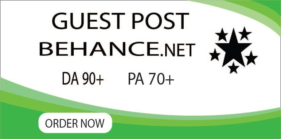 I will create guest post backlinks on behance.net