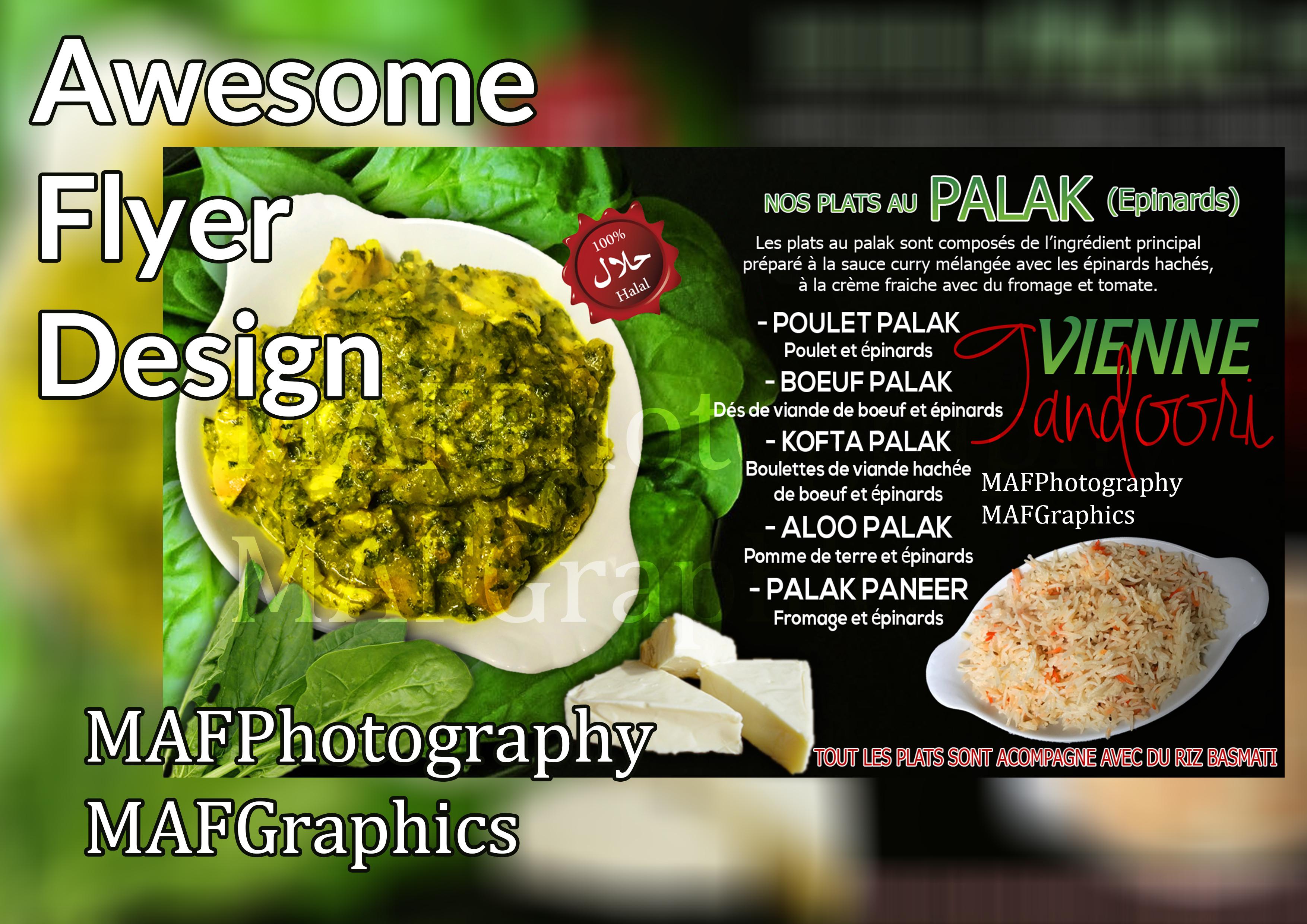 I will design your poster or flyer in French or English Fran&ccedil;ais et anglais