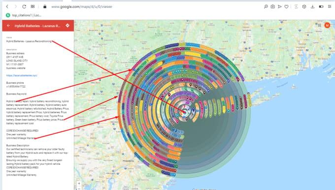 i will provide 500 google map local citations and optimize google rank #1