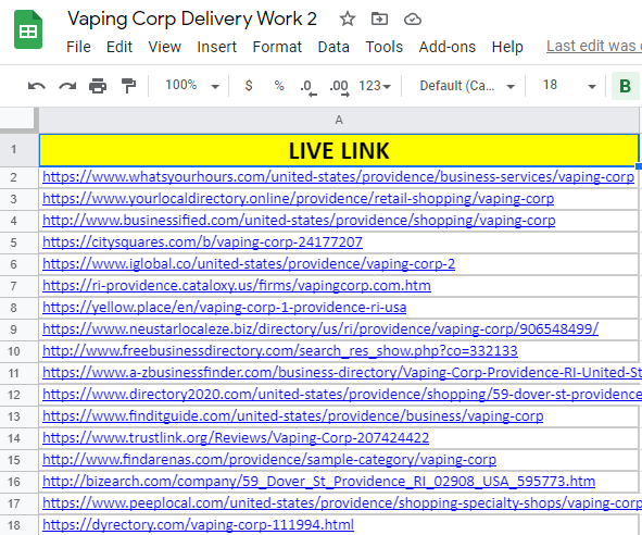 50 USA Local Business listing and directory submission 