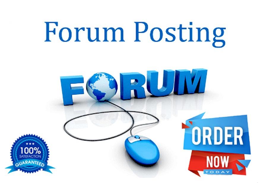 I will post 50 do follow forum with High DA 
