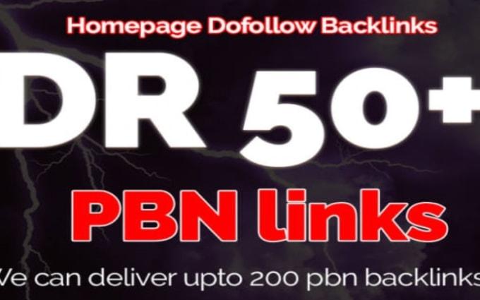 I will build 50 High DR 50 SEO white hat manual dofollow contextual backlinks