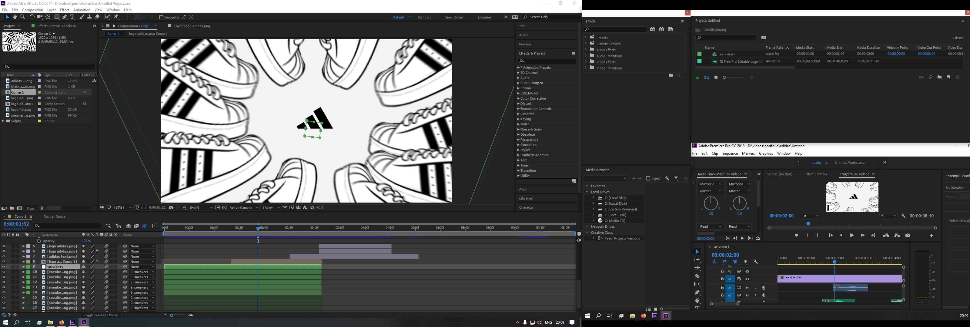 Animate your logo of your brand and make it on an add
