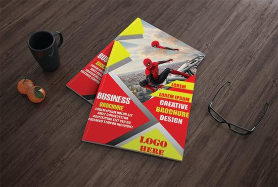 I will do creative brochure design and flyer design