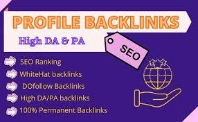 I will build manually 40+ High DA 80+ Profile Backlinks