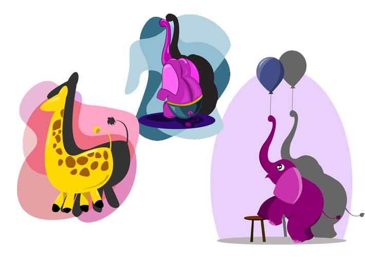 I will draw pictures for kids storybooks