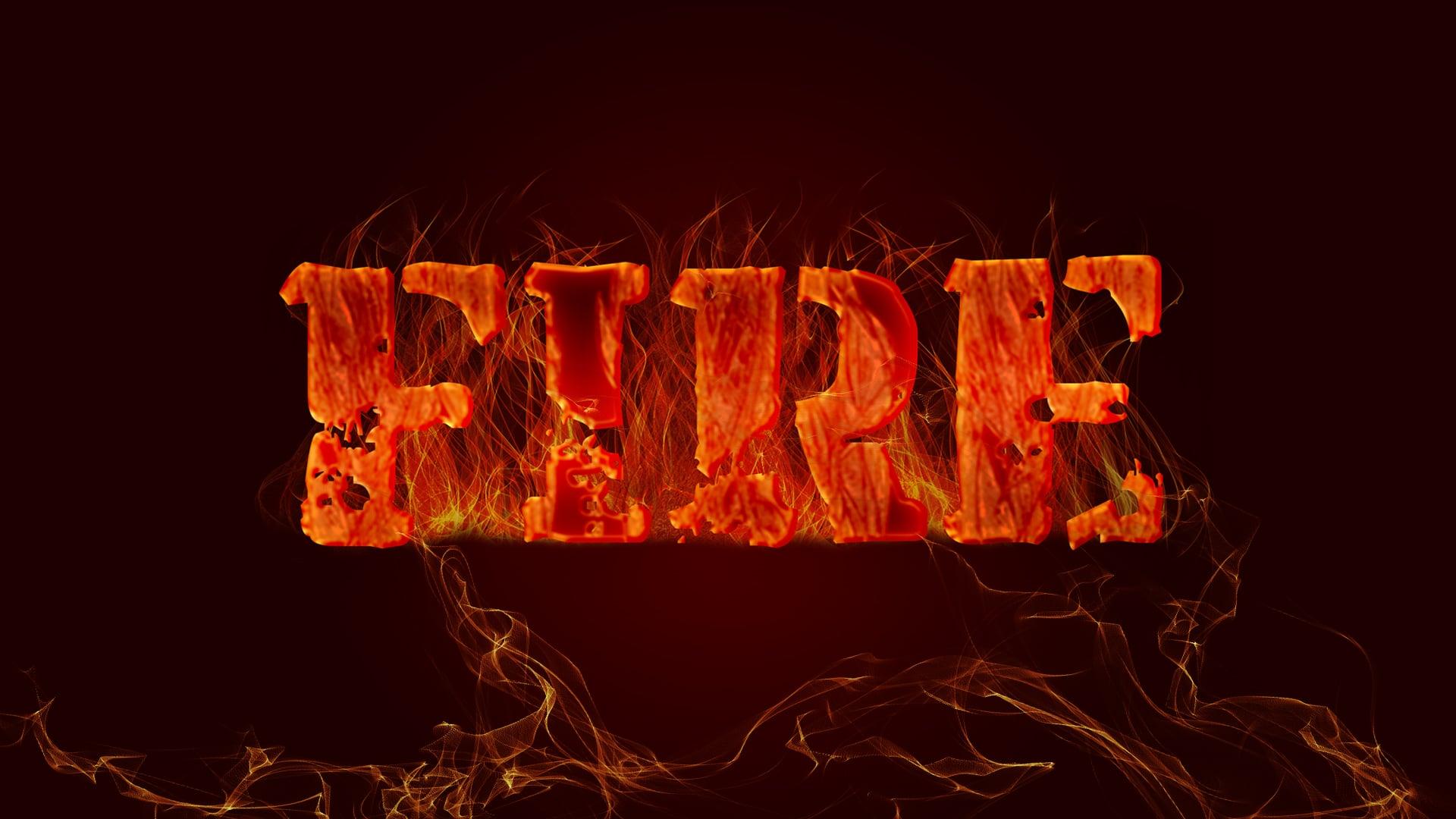 I will create text effects like fire flame text effect, water text effect