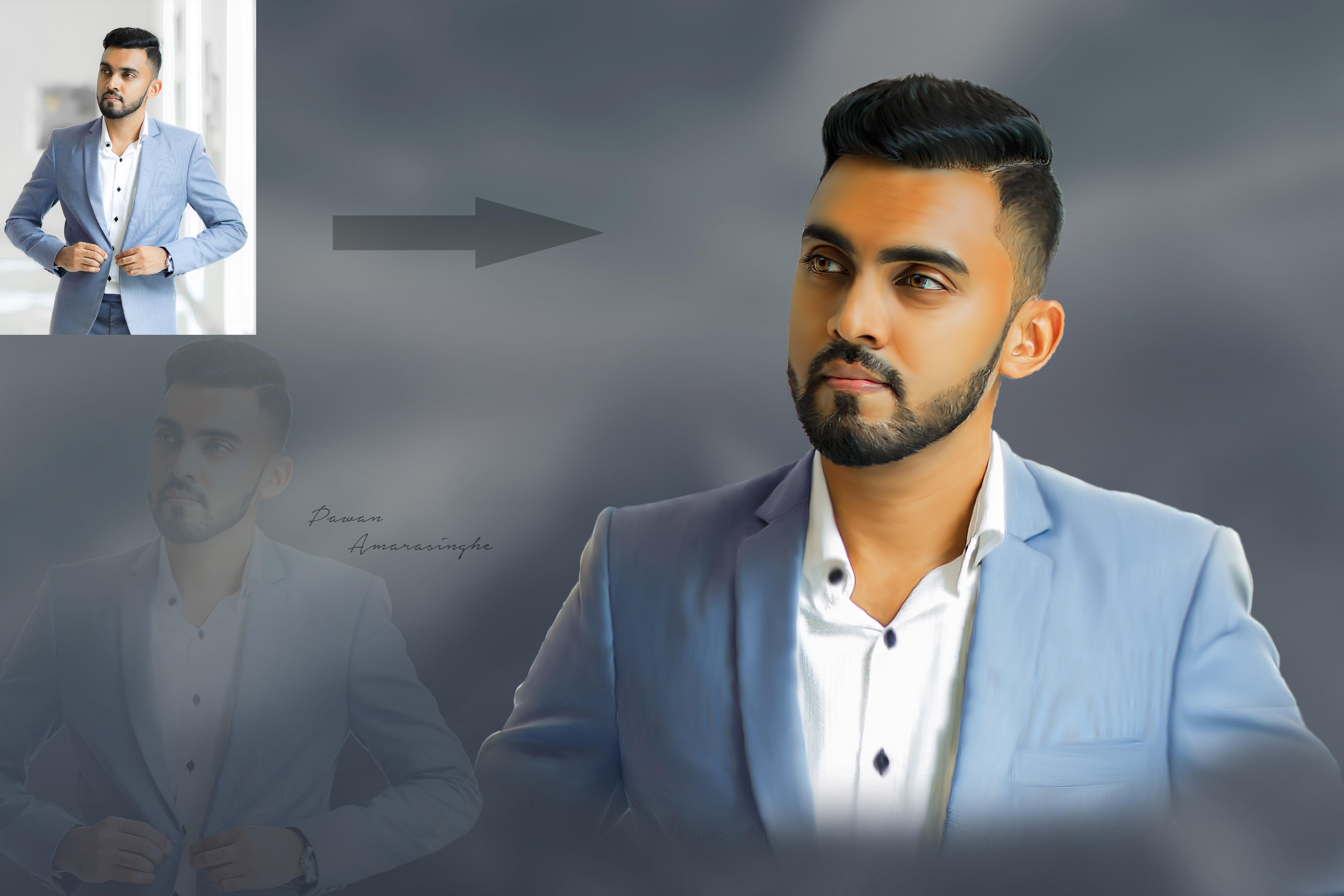 I will turn youre image into realistic digital oil painting