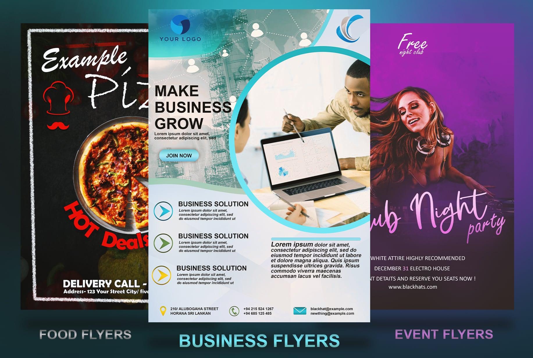 I will design the perfect flyer for your business or party