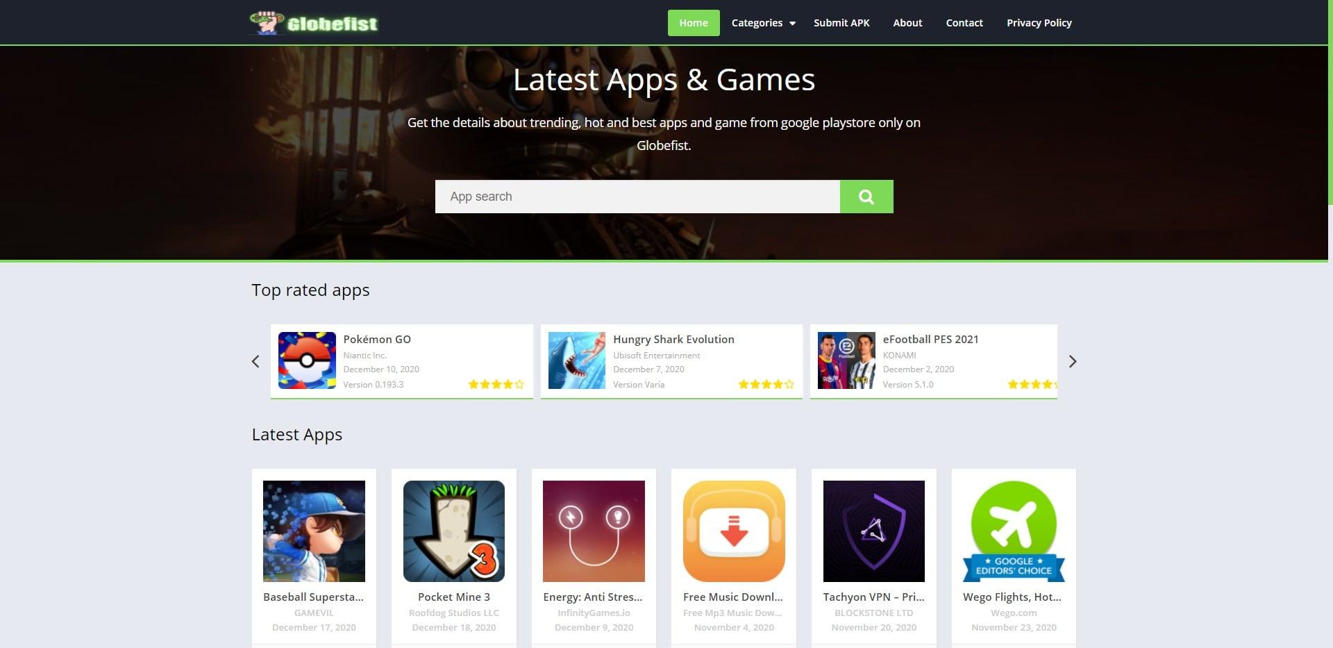 I will build an apk downloads website for you