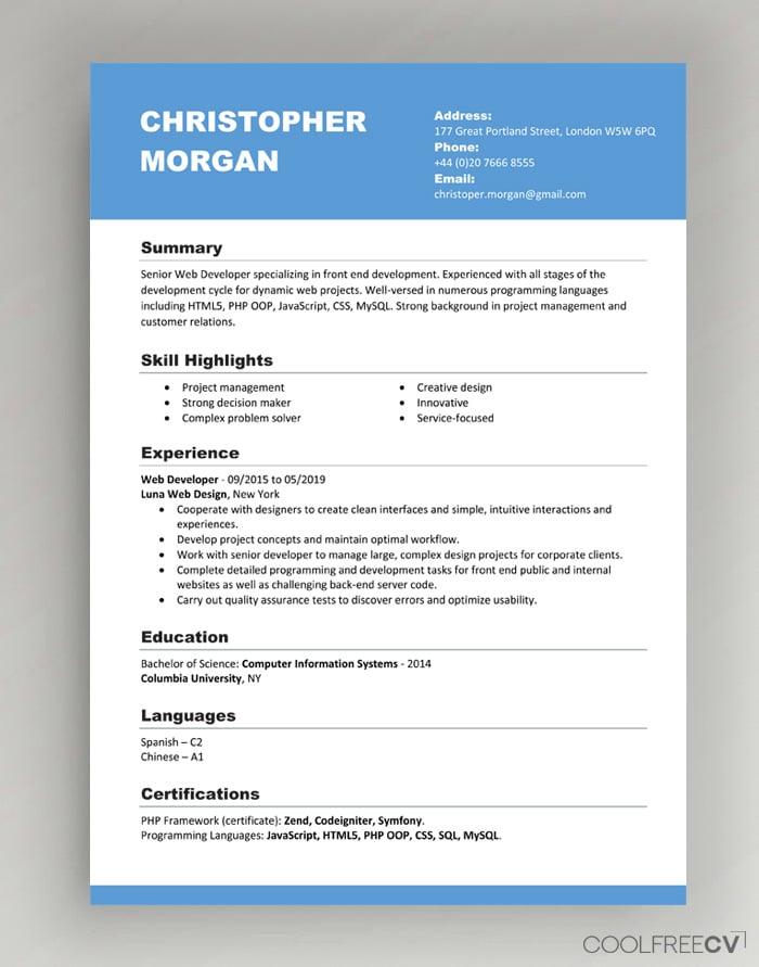  I will do resume design of different design or CV maker
