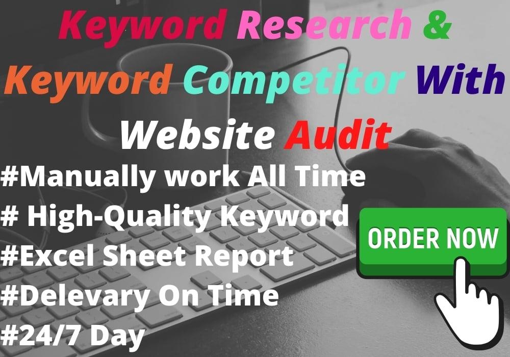 I will do full SEO Audit Report, Keyword Research & Competitor Analysis
