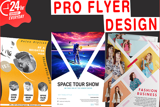 I will design clean,attractive flyers