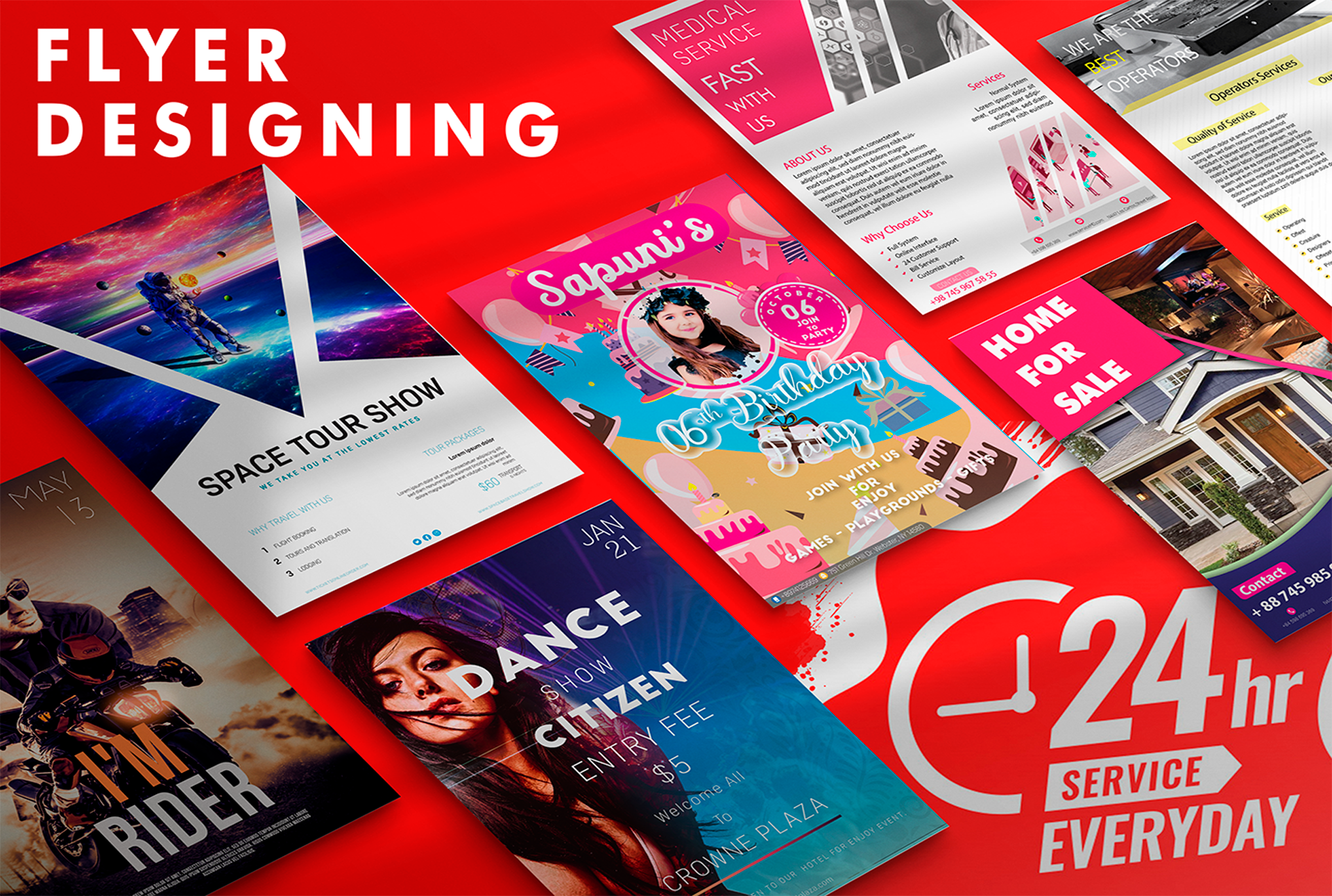 I will Design Clean,Attractive Flyers and posters etc