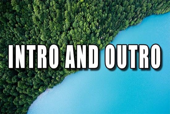 I will do you tube intro , outro video trailer or animated logo