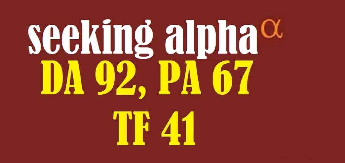 I will write and publish guest post on seeking alpha financial site