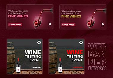 I'll Design professional attractive web banner and post design