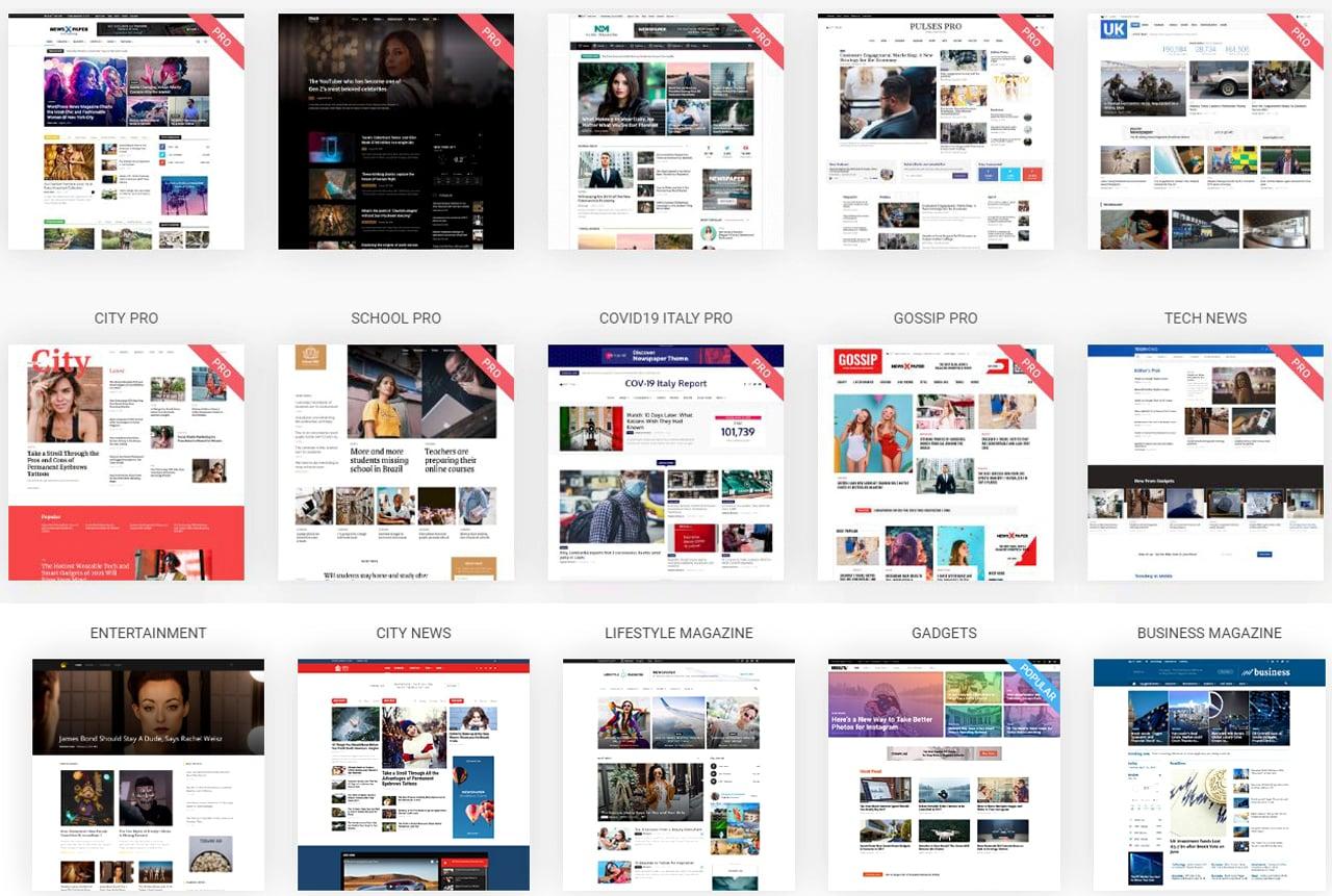 I will design magazine website with newspaper wordpress theme