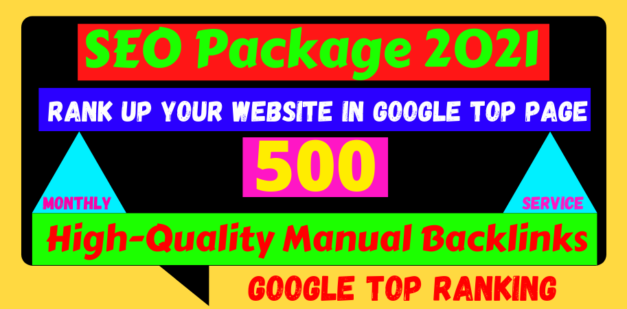 All in one package monthly off page 500 manually Low Price white hat best seo backlinks 2021