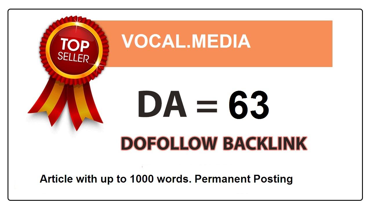 Guest Post with permanent DA 63