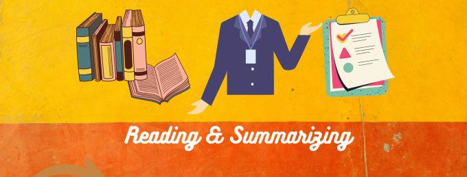 Read and Summarize your content