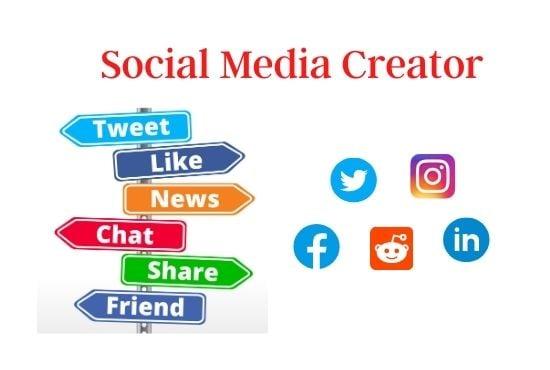 I will be Creator your Social Media