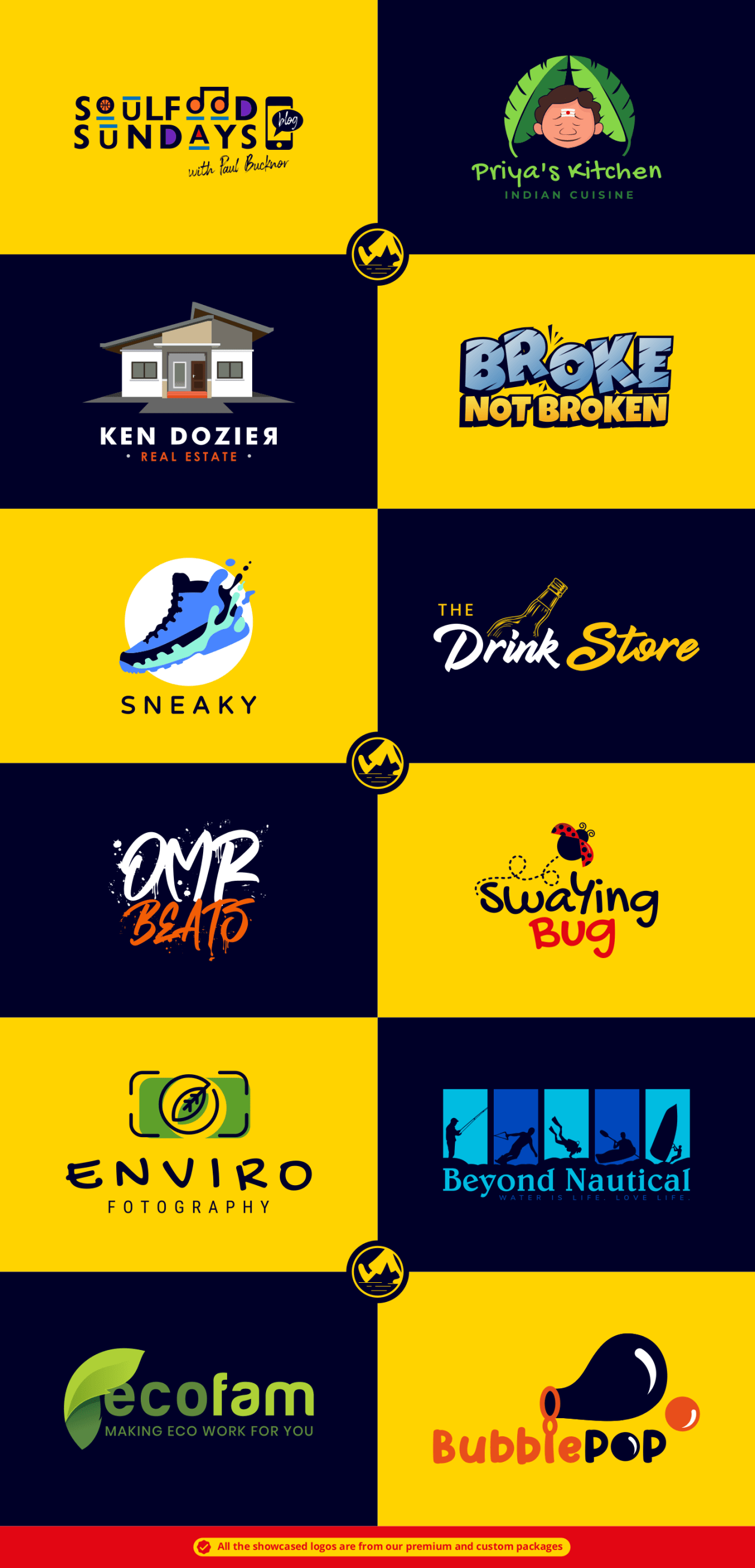 I will design 3 modern minimalist logo design