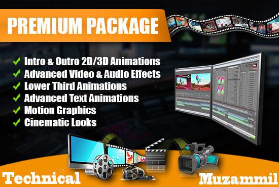 I will do amazing video editor with premiere