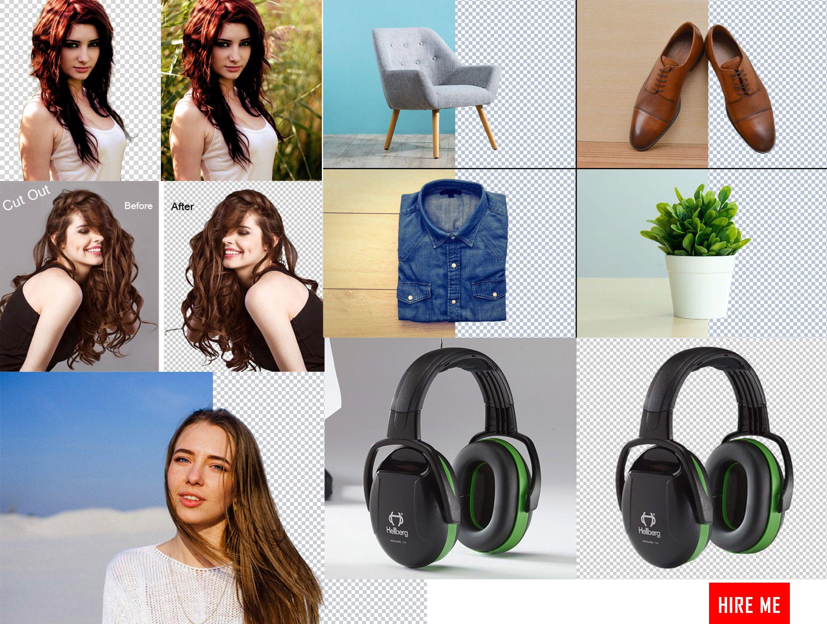 Photoshop editing background removal of 500 images 12 hours