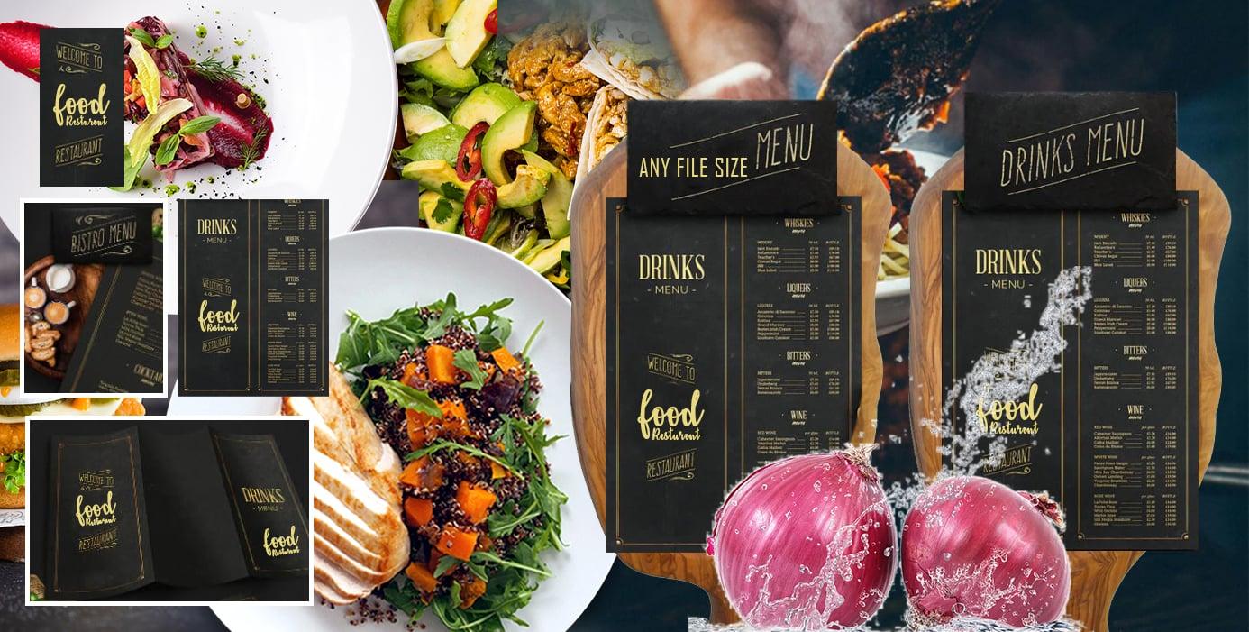 I will make food menu, restaurant menu and menu board design in 8 hours