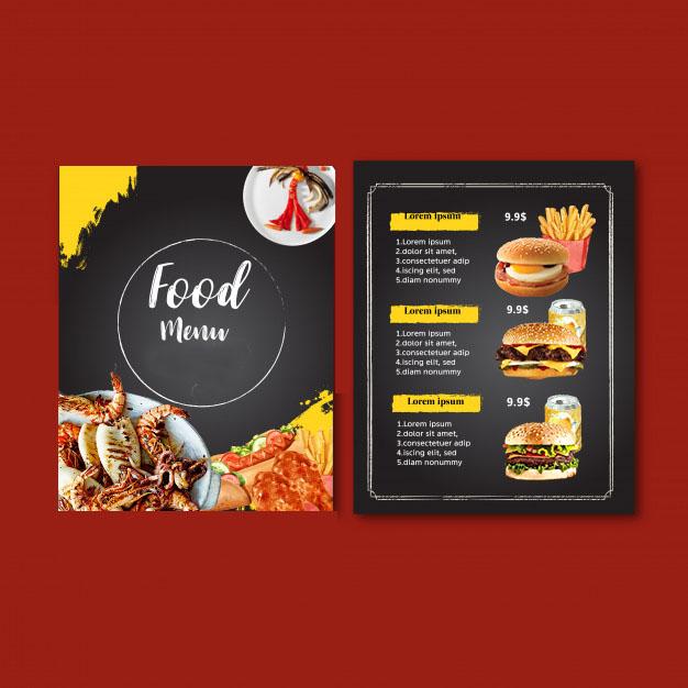 I will make food menu, restaurant menu and menu board design in 8 hours