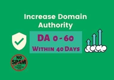 Increase DA 1-60 within 1 month