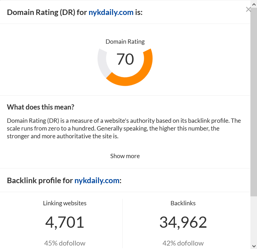 Do guest post on Dr 70 website permanet live dofollow backlink