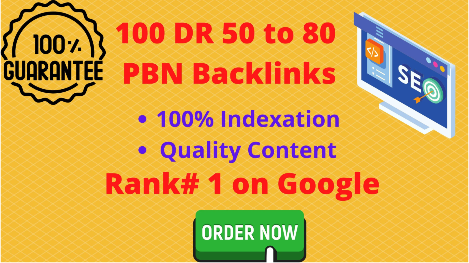 (Buy 2 Get 1 Free) create 100 PBN DR 50 to 80 Homepage Backlinks