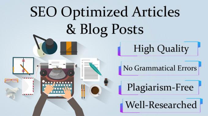 write a custom high quality blog or article writing for you