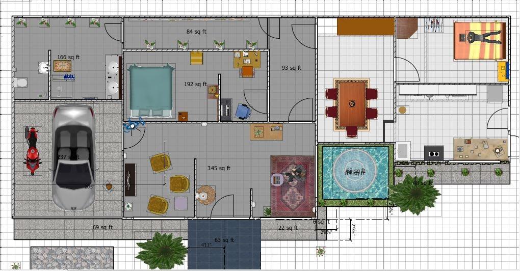 I will do 3D modeling in Sketchup Exteriors or interiors perfectly