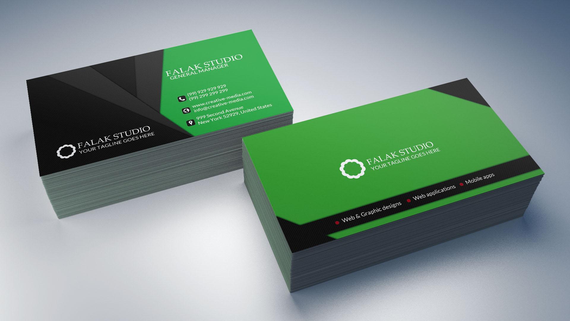 luxury business card, thank you card Design