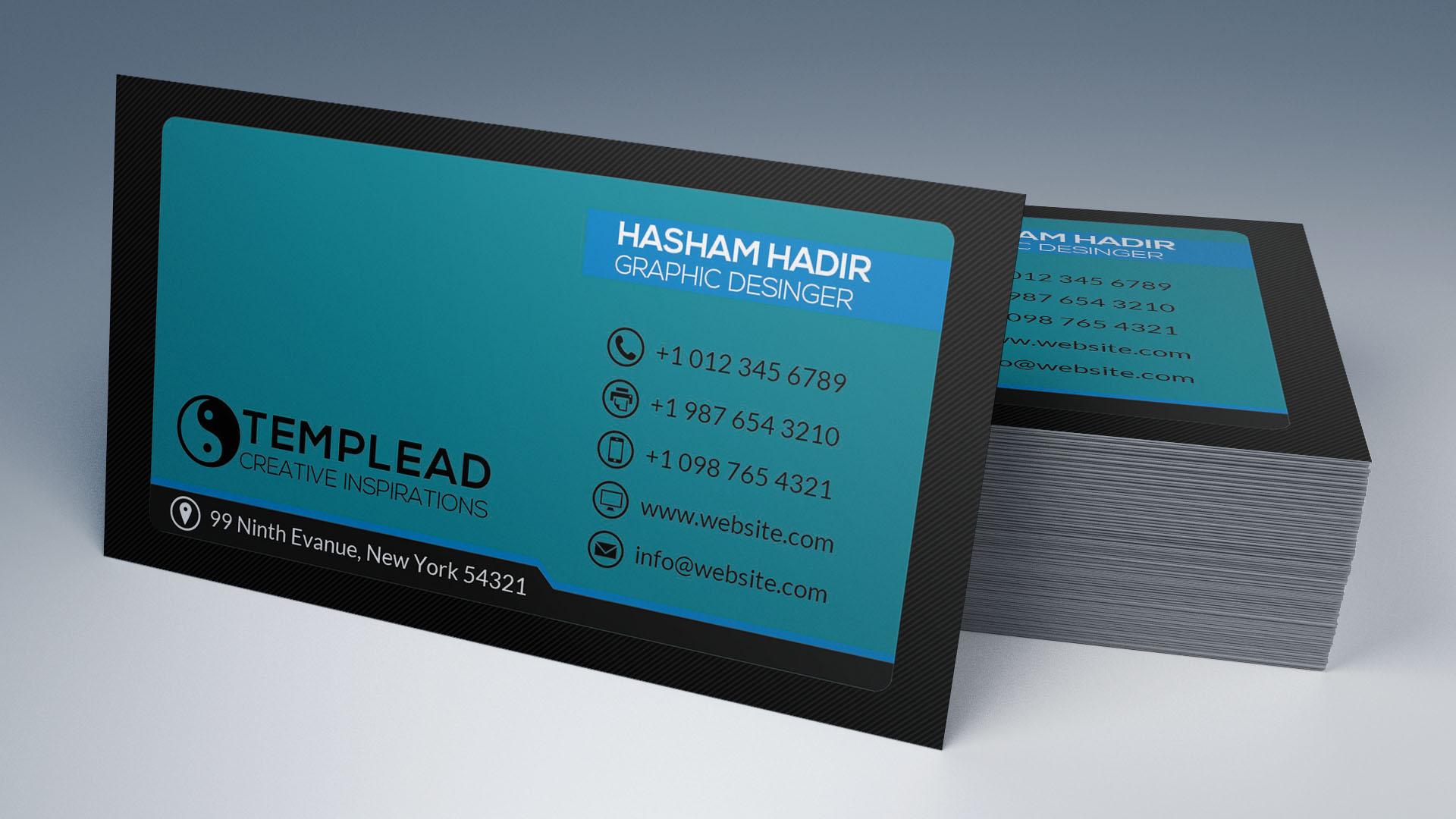 luxury business card, thank you card Design