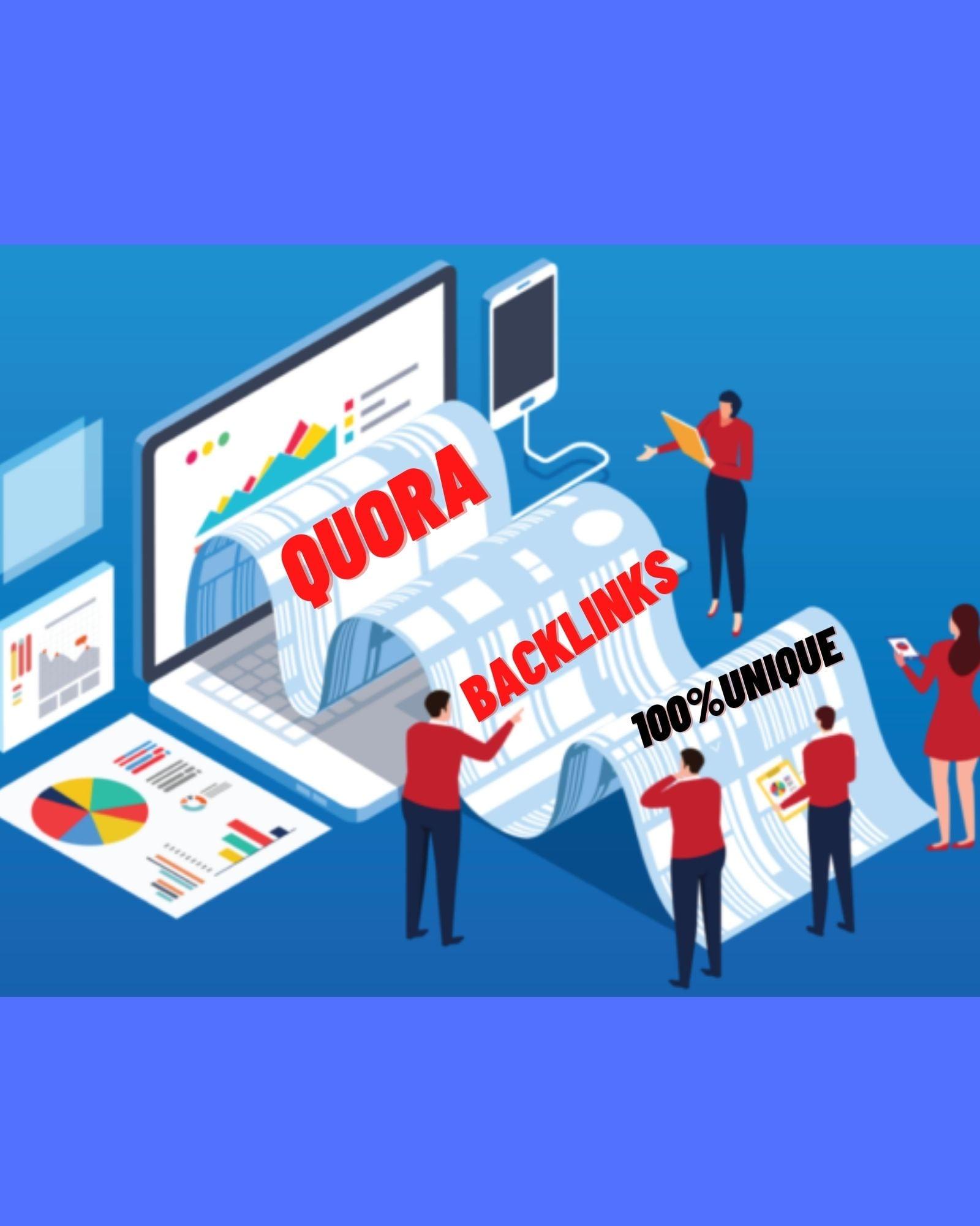 Promote your website with 50 Quora answers with High-Quality backlinks