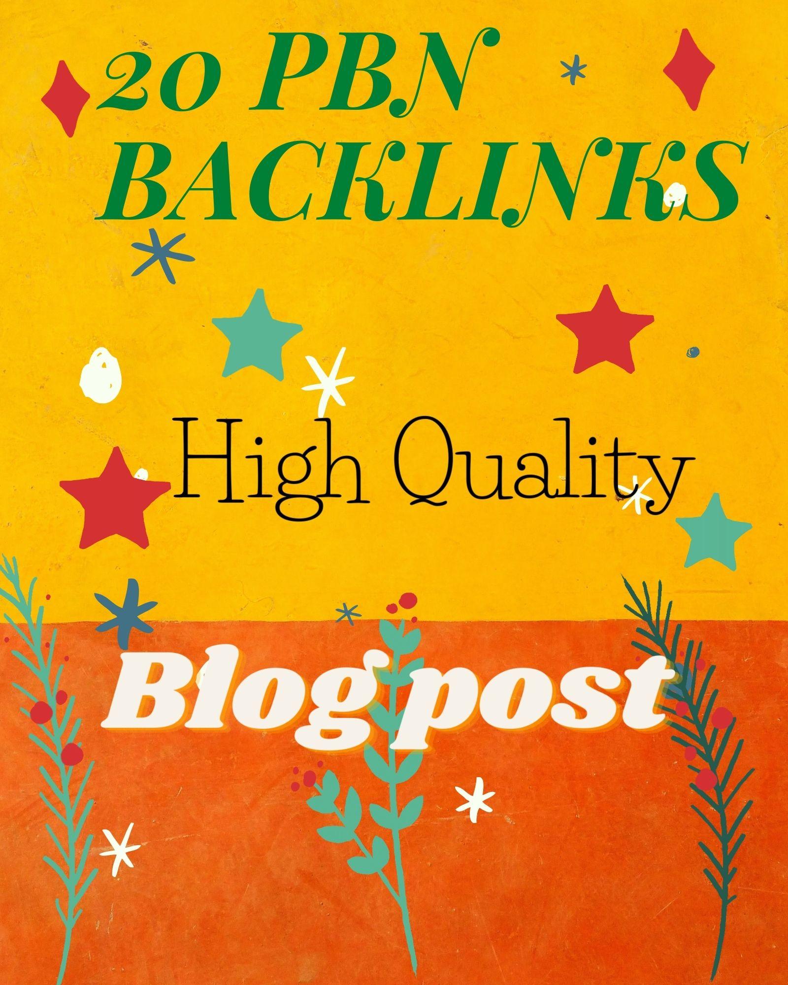 25+ Blog post High Quality PBN Backlinks for your Websites 