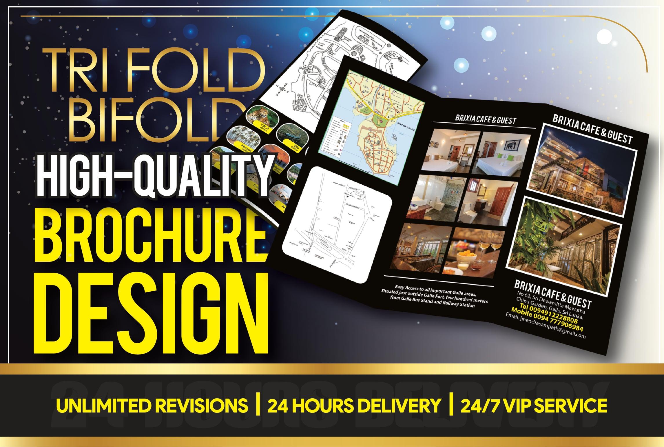 I will design a amazing brochure, flayer, poster