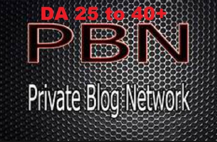 Create 5 Homepage Permanent PBN Backlinks DA 25+ to 40+ to High Quality Dofollow Backlinks
