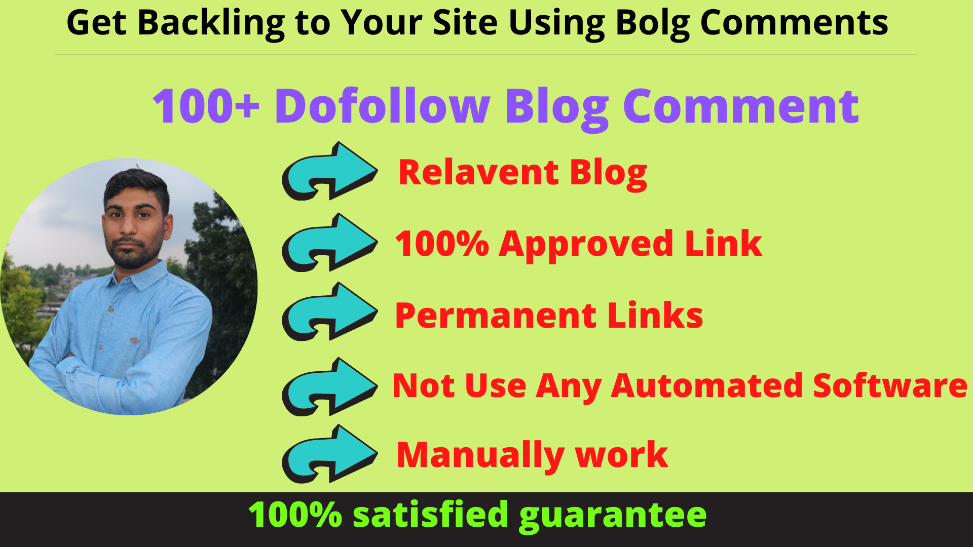 I Will provide 100+ Dofollow Blog Comment Backlinks
