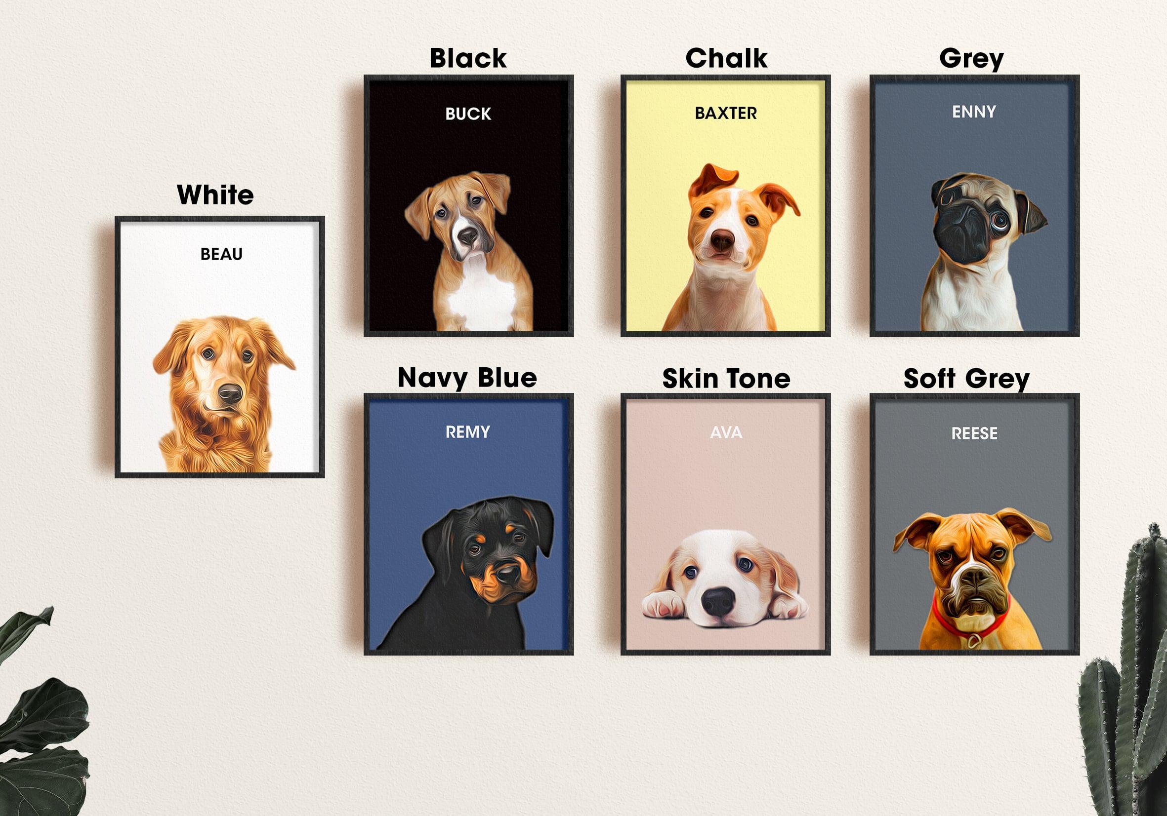 I will make a custom pet portrait, dog portrait, cat portrait