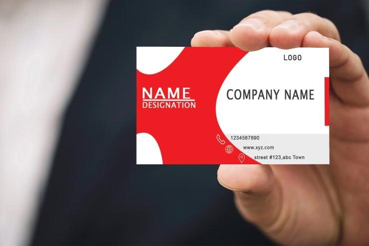 I will design your Business card with Mockup 