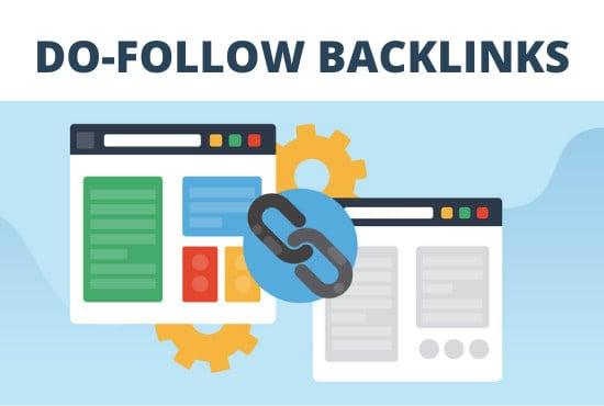 i will do contextual do-follow seo backlinks