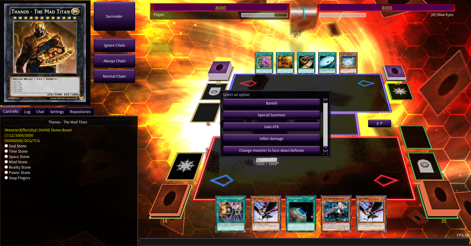 I will create custom yugioh cards for you to use on ygopro