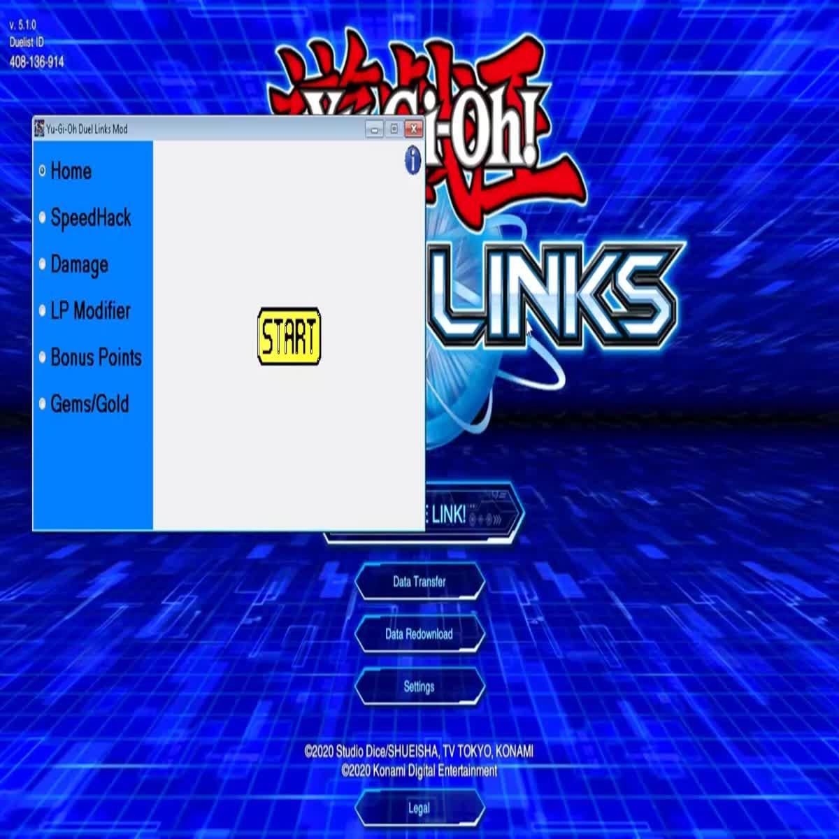 I will create a mod menu for yugioh duel links for you