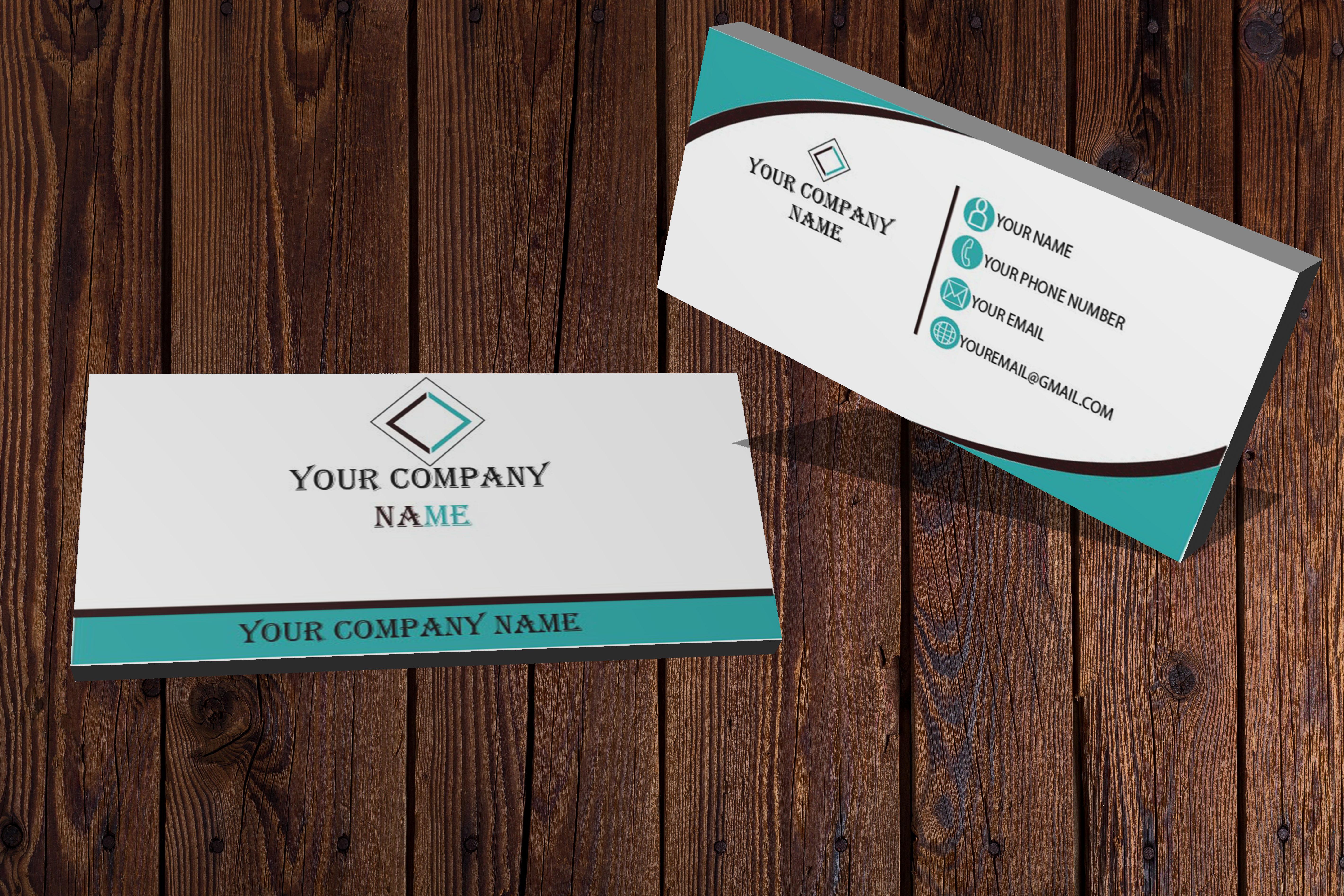I will create a modern business card 