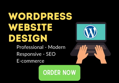 create, design an attractive and responsive wordpress site with amazing features